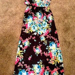 Floral maxi floral dress size XL, NWOT